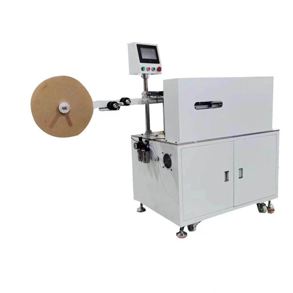 velcro roll cutting and winding machine