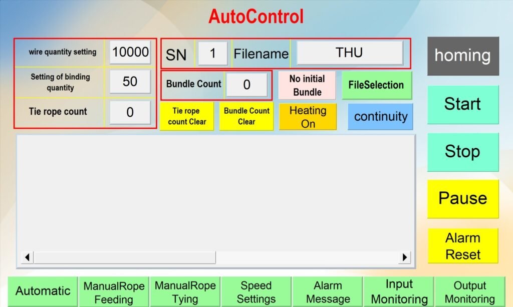 PLC Touch screen
