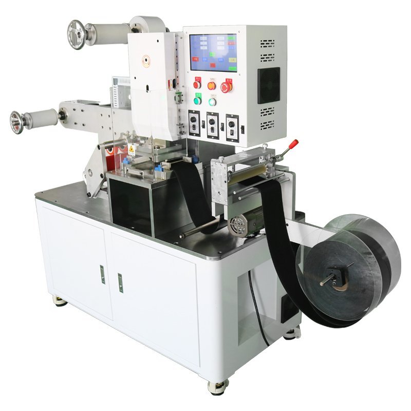 adhesive backed velcro kiss cut machine