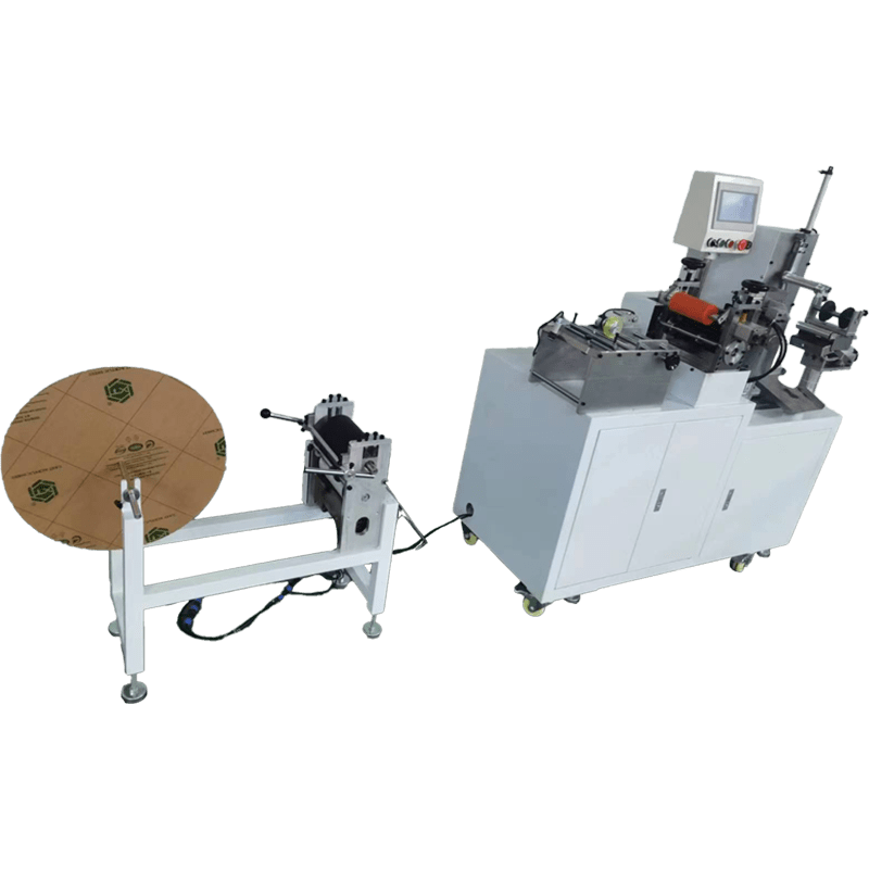 velcro slitting cutting and coiling machine